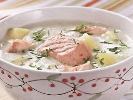 Суп рыба с молоком