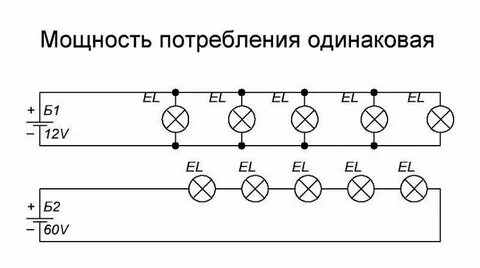 Схема подключения электрической лампы