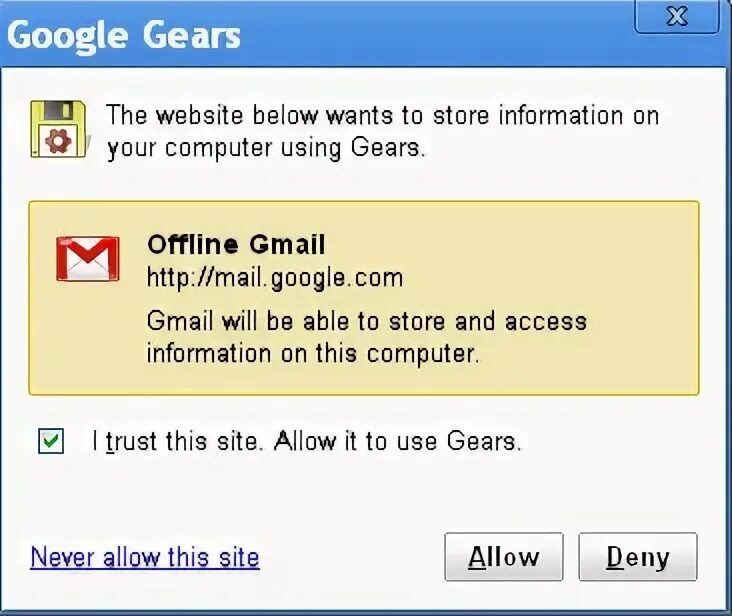 Mail offline. Mail offline