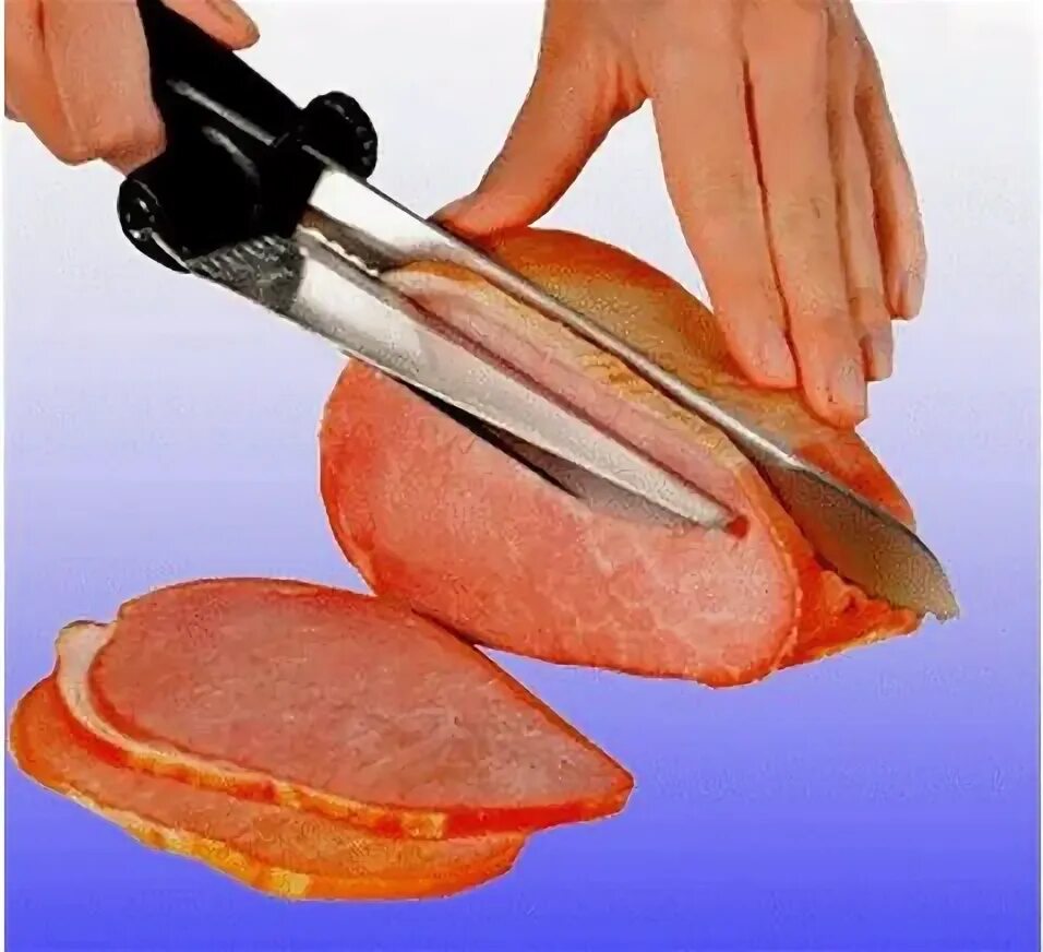 Нож для нарезки бекона. Колбаса тонкая нарезанная. Ветчина нарезанная. Как тонко нарезать. Как тонко нарезать.