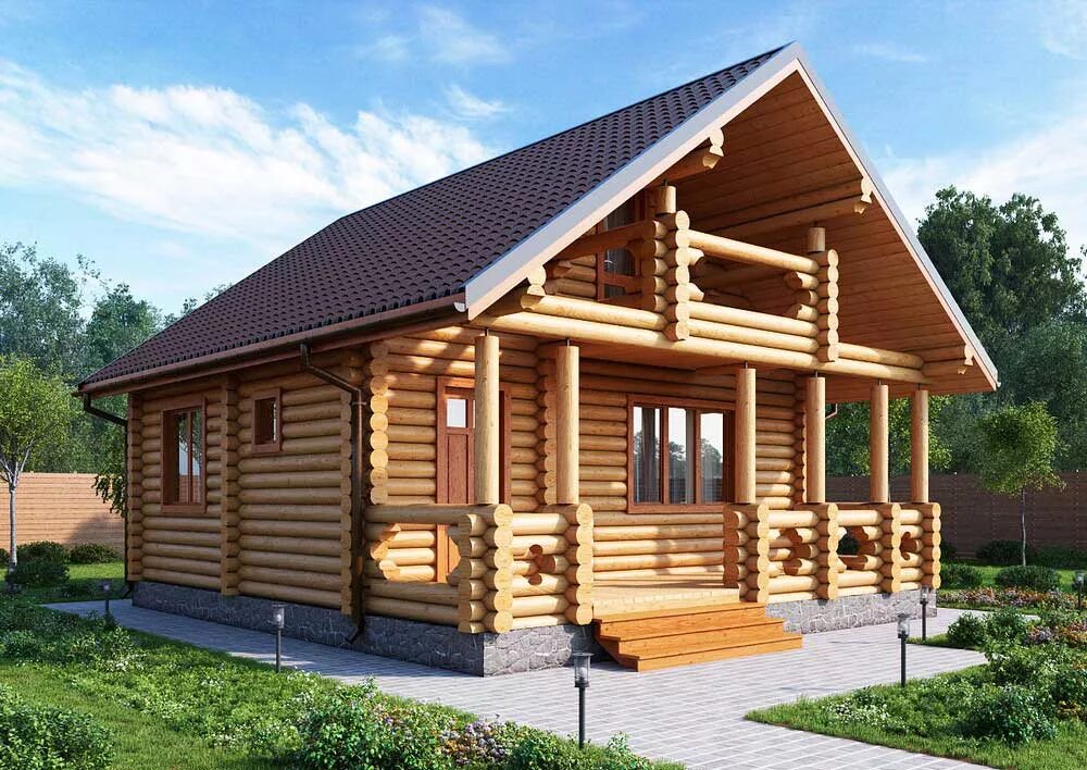 Готовые срубы бревно