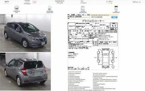 Nissan note размеры