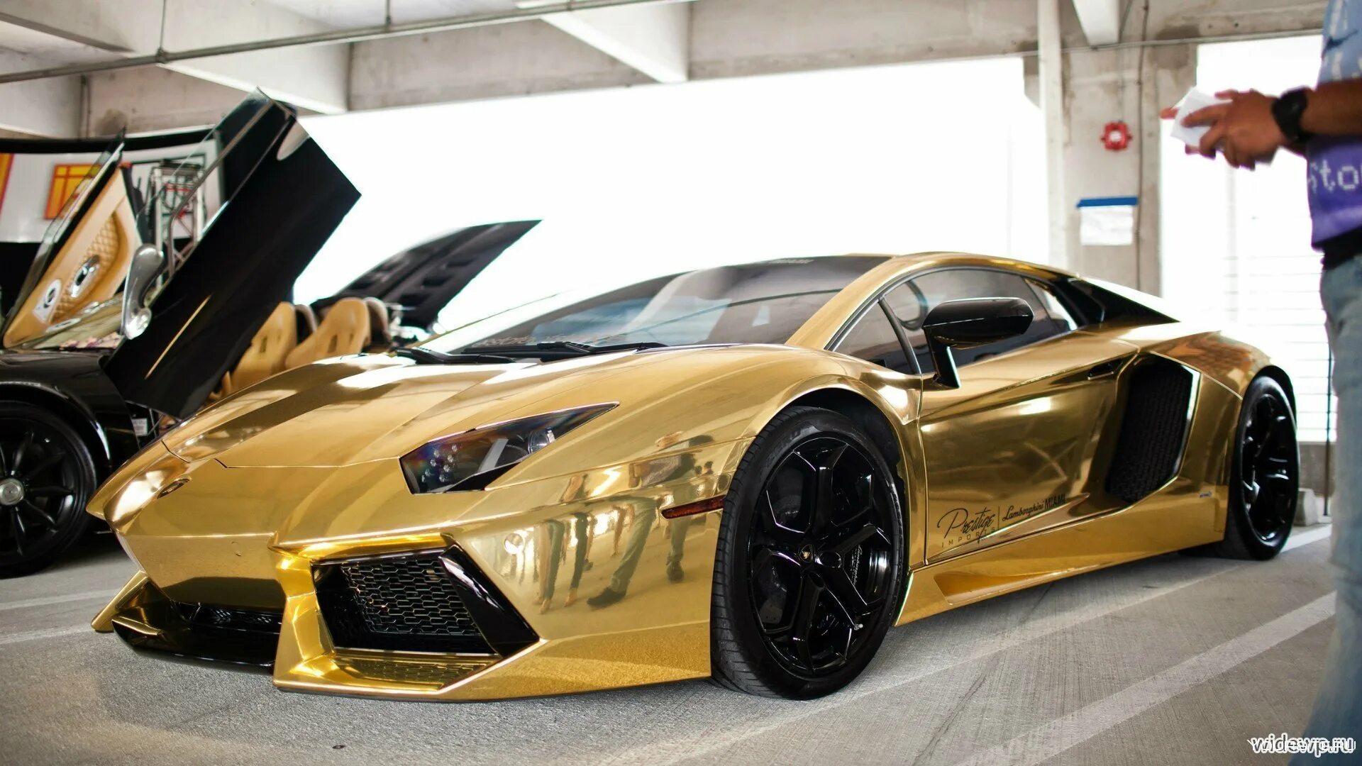 Gold car