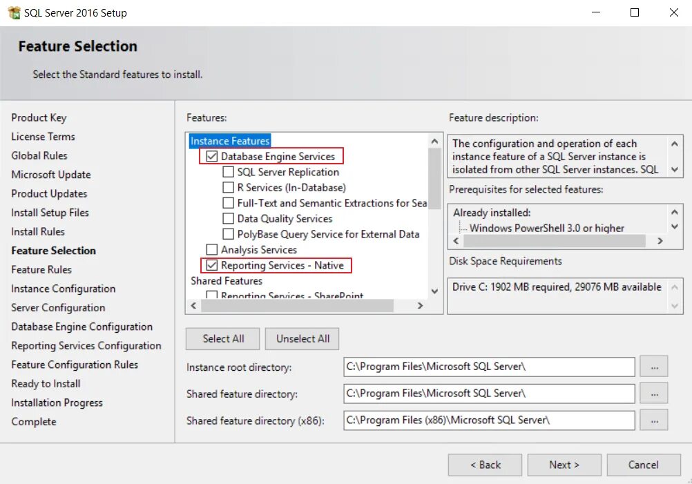 Установка SQL Server 2016. SQL Server reporting services. Microsoft SQL Server выбор. Installation Rules SQL Server 2016.