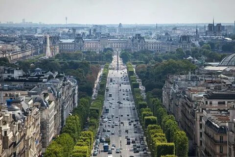 Париж площадь города