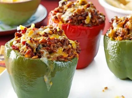 Фаршированные перцы начинка из мяса и риса