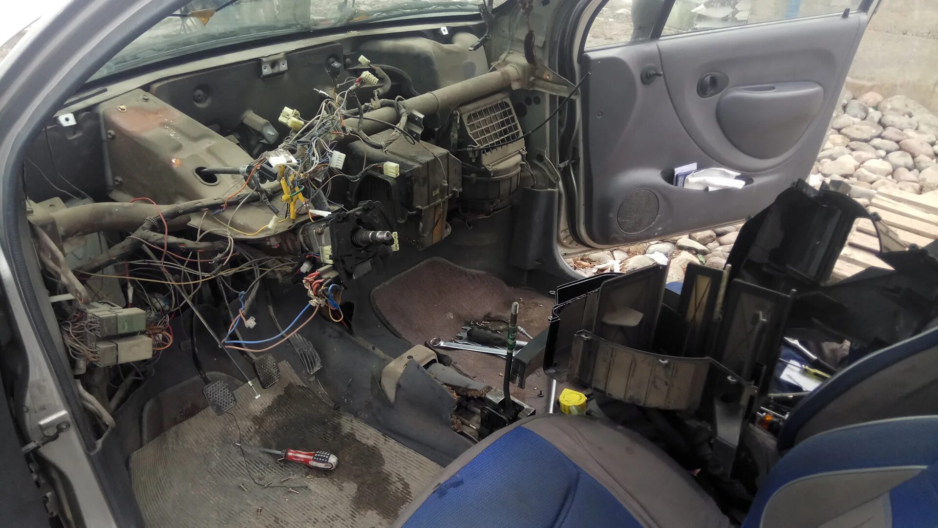 Где находится печка матиз Замена радиатора печки. Daewoo Matiz (M100, M150), 0,8 л, 2006 года своими рук