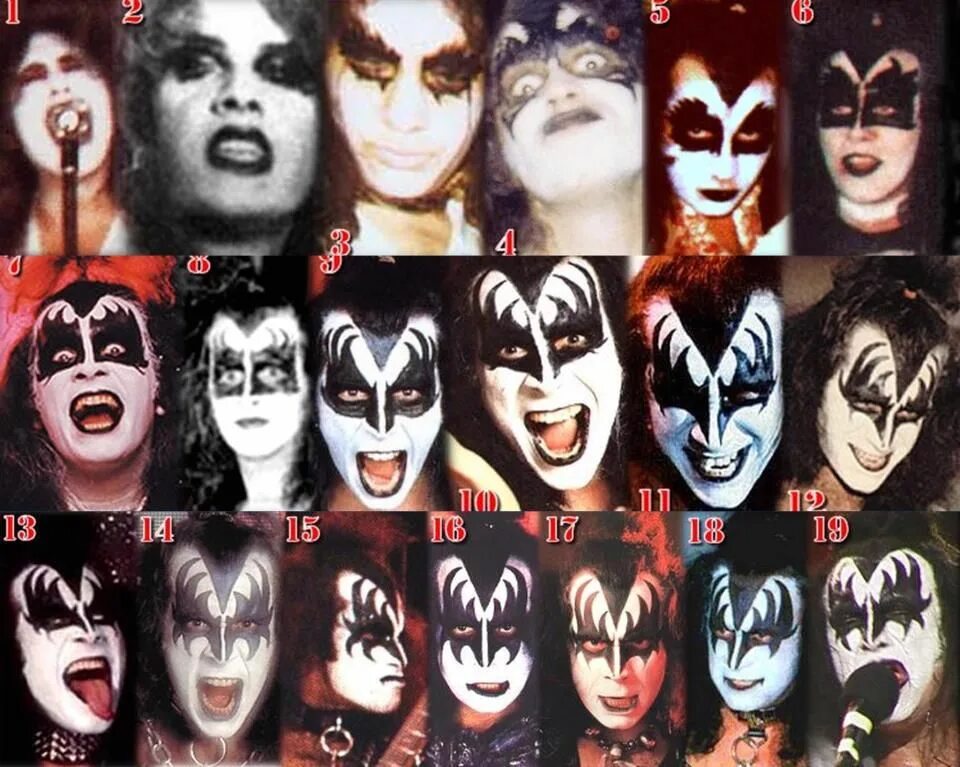 Грим группы кисс. Группа Kiss 1973. Группа Кисс Гримм. Джин Симмонс Kiss. Джин Симмонс в гриме.