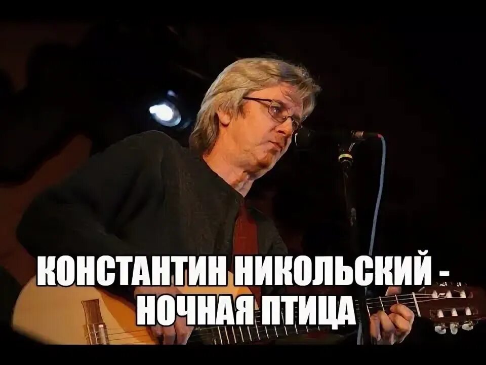 Песня никольского ночная птица