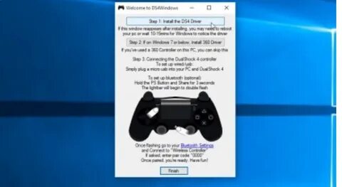 Dualshock 4 pc драйвер