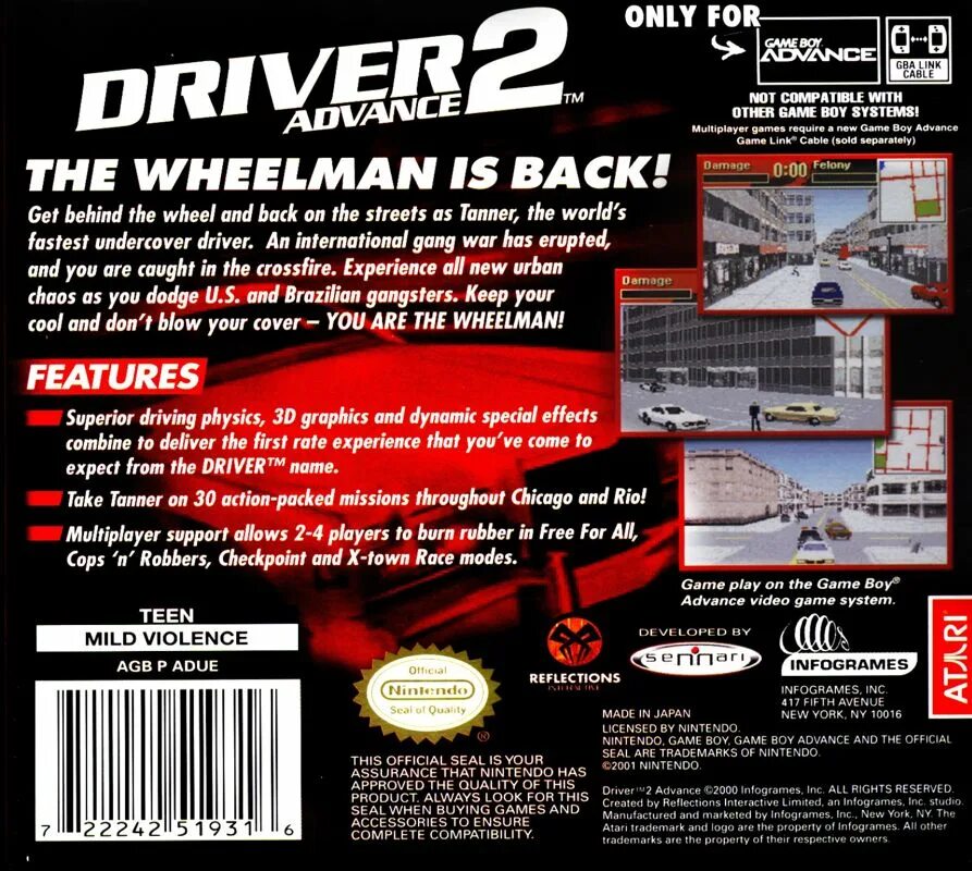 Driver 2 Advance GBA. Driver game boy Advance. Драйвер 3 геймбой. Driver 2 диск. Driver back