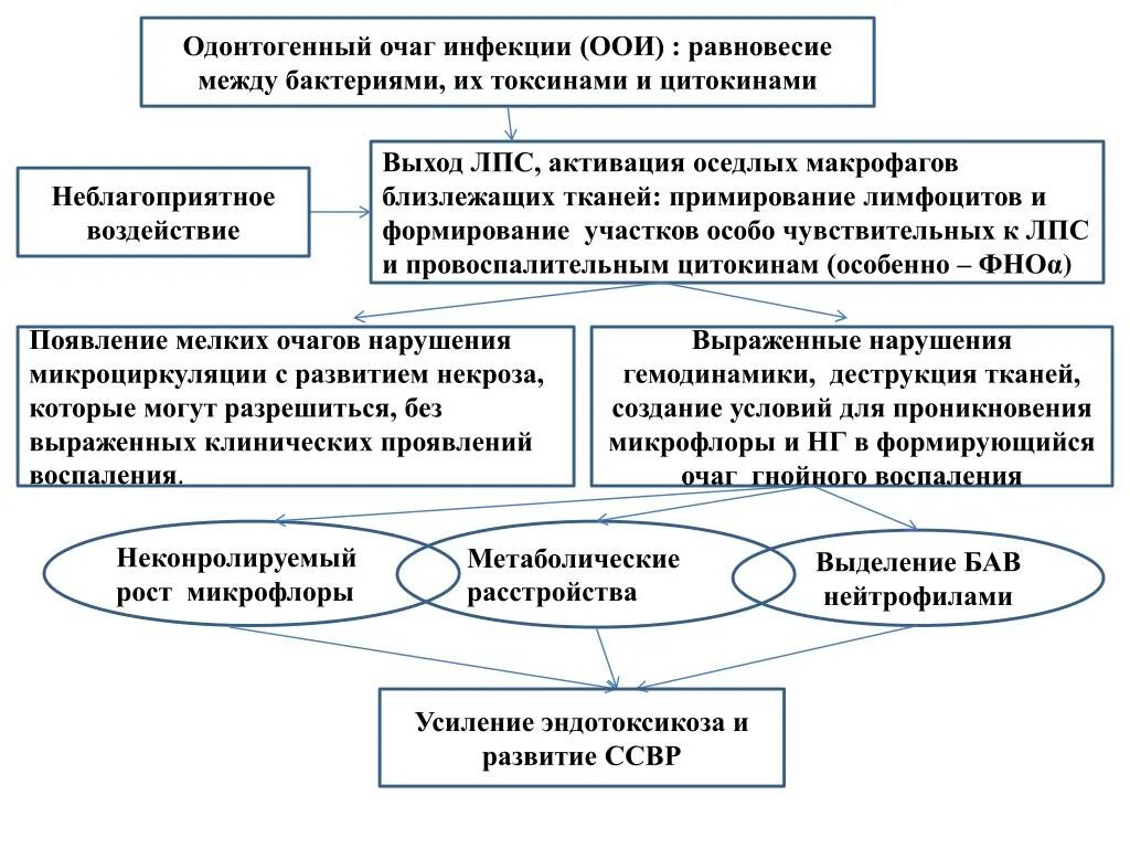 Очаг инфекционного поражения. Очаг одонтогенной инфекции. Понятие об очаге инфекции. Одонтогенный очаг инфекции в возникновении соматических заболеваний. Источники и пути распространения одонтогенной инфекции..