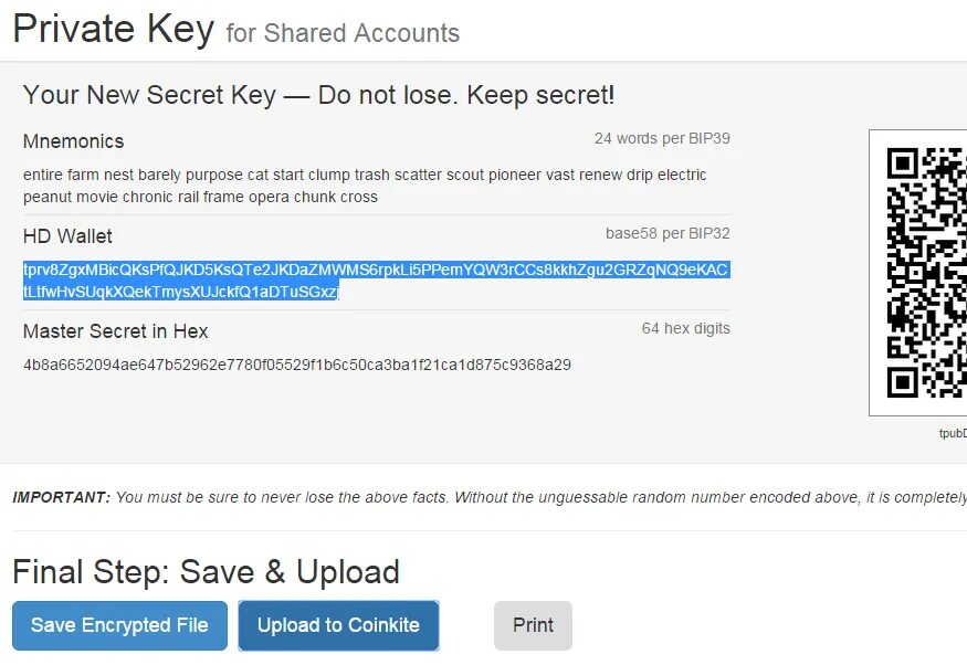 Ошибка расшифровки файла crypto key not