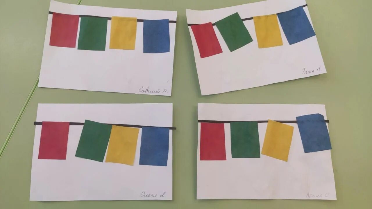 Аппликация флажки 2 младшая группа. Аппликация флажки вторая. Аппликация флажки вторая. Красивые флажки средняя группа. Аппликация во 2 мл гр флажки.