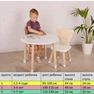 Высота детского стула