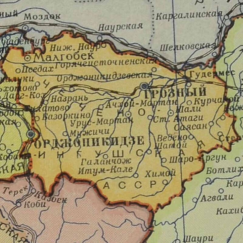 Чеченская область население. Карта Чечено Ингушетии до 1944. Карта Чечено Ингушетии до 1944 года. Ингушская автономная область 1924. Чечено-ингушскую АССР 1936 год карта.