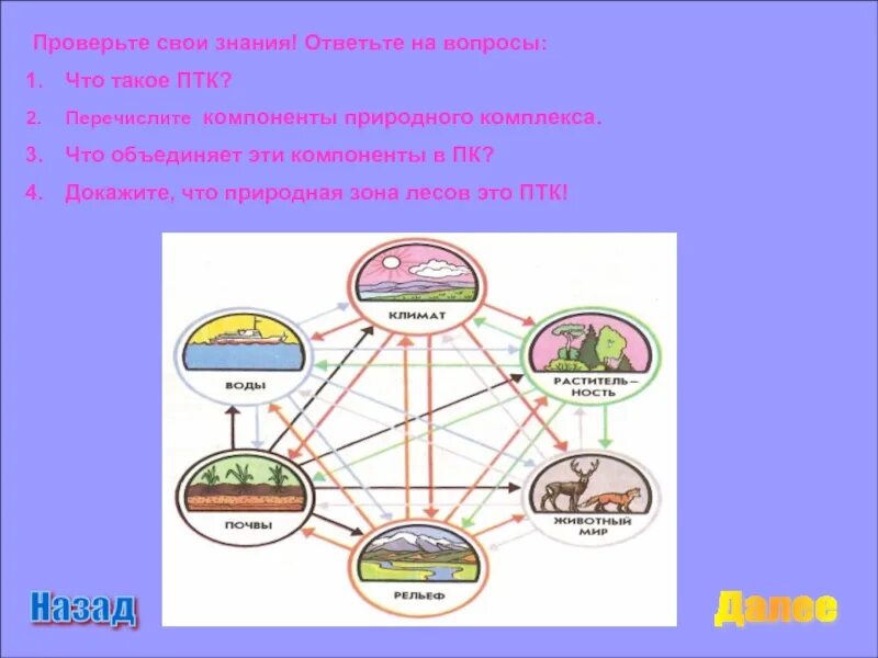 Природные компоненты россии география 8 класс. Компоненты природно территориального комплекса. Схема природного комплекса. Схема природного территориального комплекса. Взаимосвязь компонентов природы.