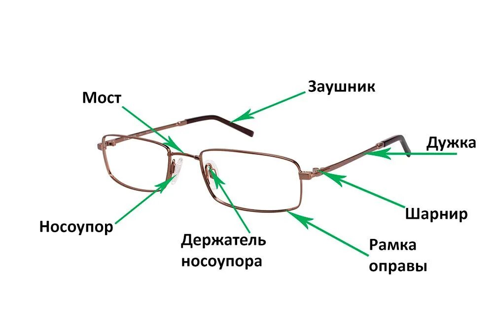 Как называется дужка очков. Из чего состоит оправа. как называются части очковой оправы. строение очковой оправы. из чего состоят очки детали.