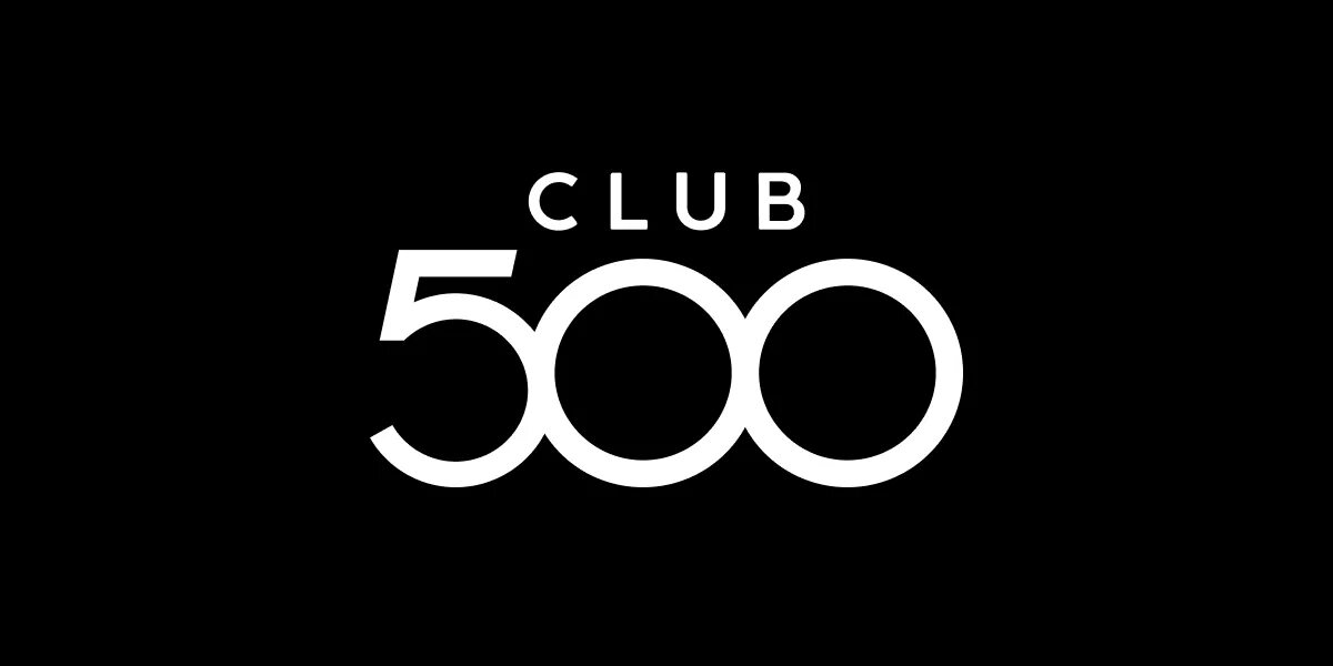 Бизнес клуб 500. Клуб 500. Club 500 logo. Портнягин клуб 500 фото.