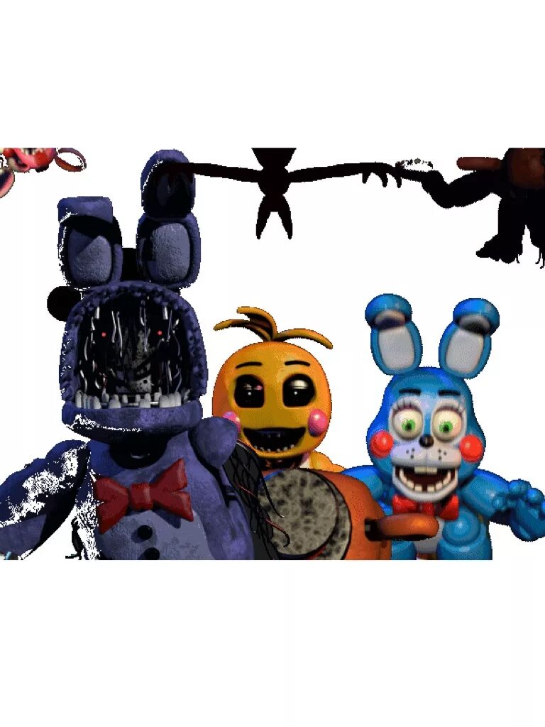 фнаф 2 где аниматроники двигаются