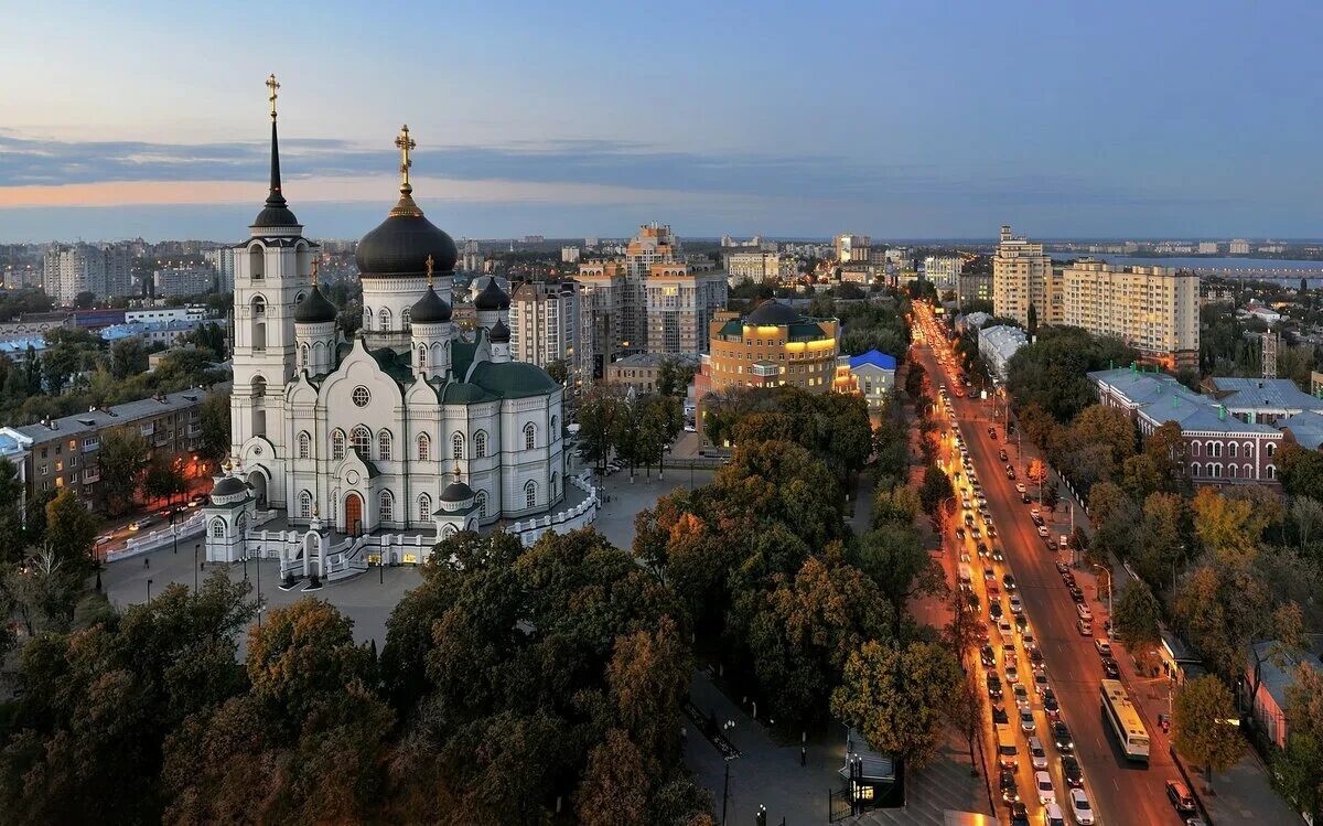 Воронеж Благовещенский кафедральный собор осень