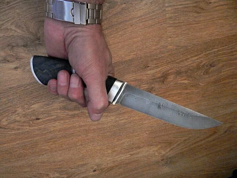 Как ставить ножик