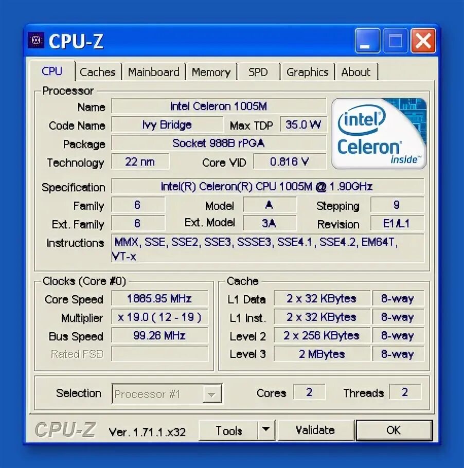 Cpu z температура. Программа cpu-z. рабочее окно программы cpu-z. температура процессора программа cpu z.