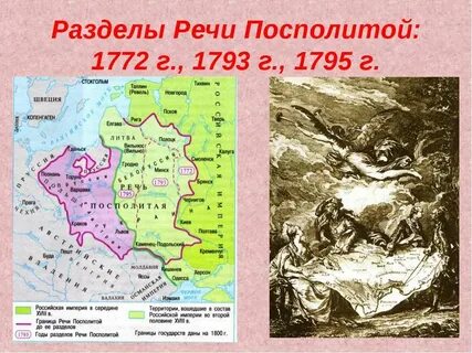 В результате разделов речи