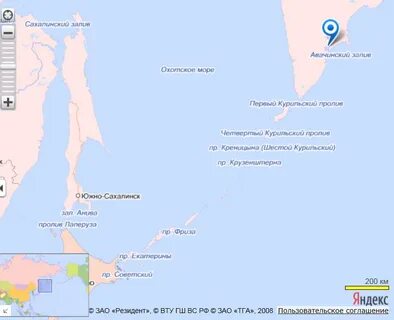 В проливе лаперуза проходит государственная морская граница