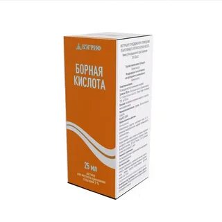 Борная кислота 1 спиртовой раствор
