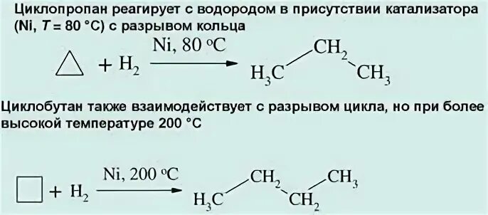 Бутан и циклобутан являются