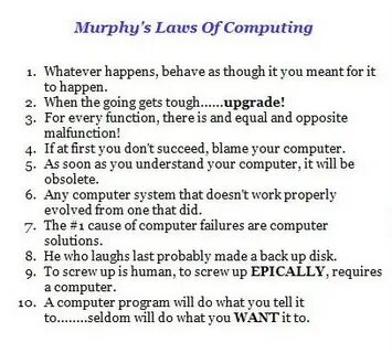 Murphy law