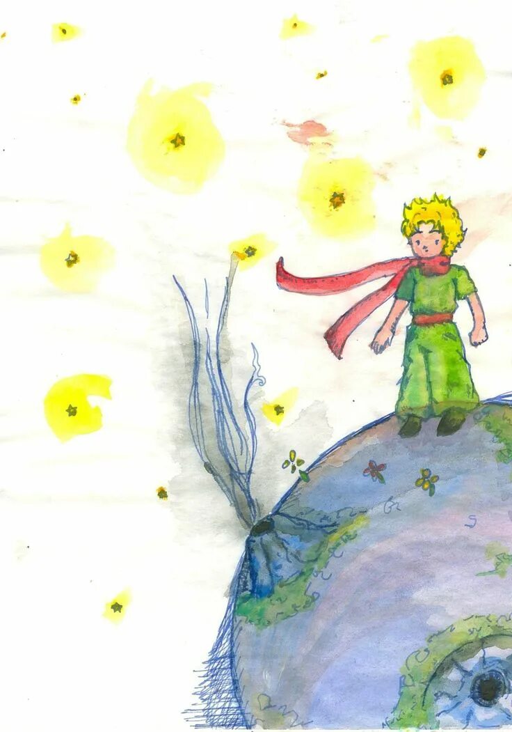 Нарисовать сказку маленький принц. Маленький принц. Маленький принц рисунок. Иллюстрация к сказке маленький принц. Маленький принц детские рисунки.