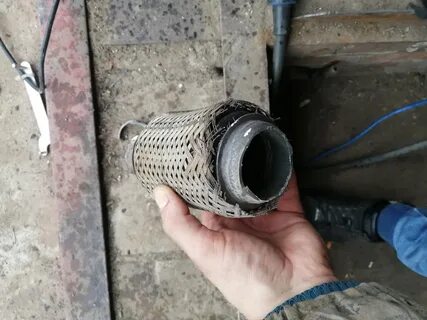Замена гофры весты без сварки
