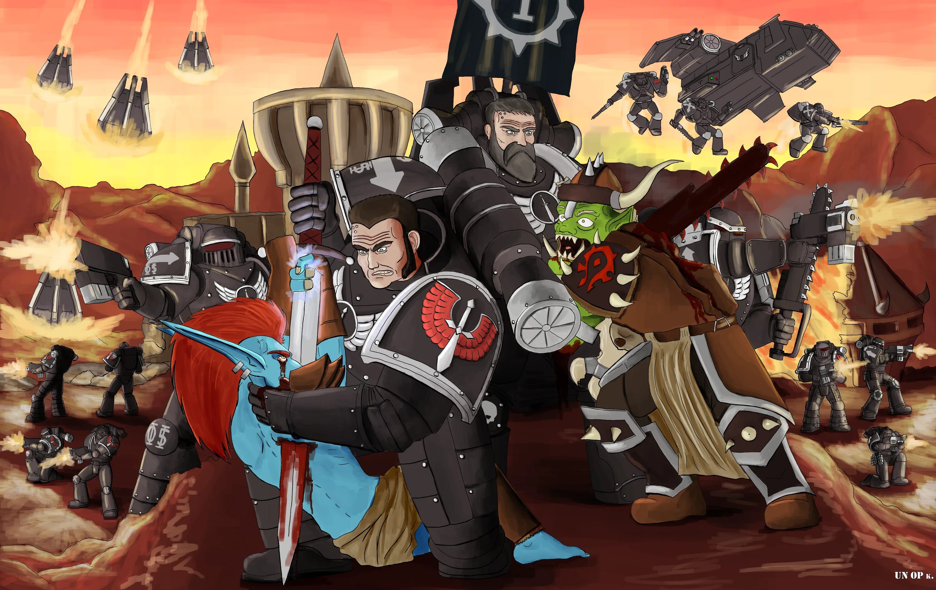 Warhammer 40000 тираниды арт. Вархаммер 40к арт. Вархаммер против. Warhammer 40k вульфены. Вархаммер 40000.