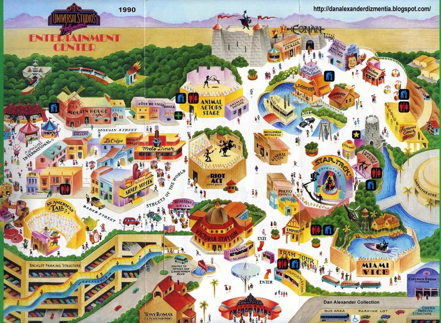 Universal Studios Hollywood Map. Карта парка Юниверсал Студиос. Парк развлечений карта.