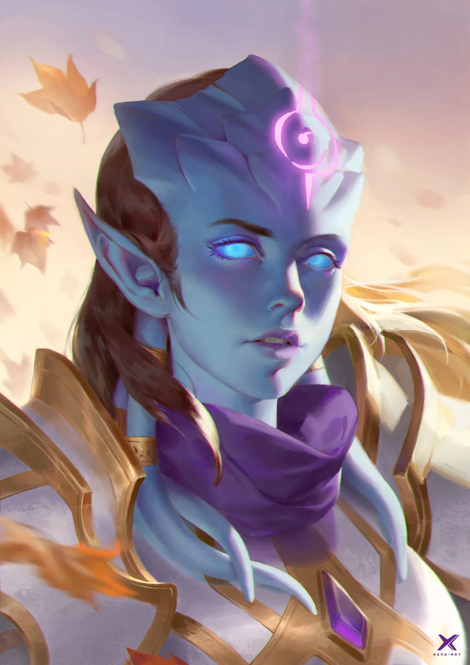 Wow дренейка. Дренеи бездны. Дренеи раса. Дренейка вов. Warcraft дренеи арт.