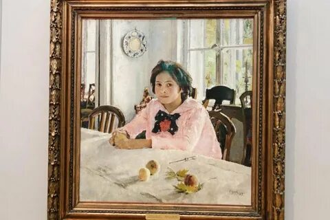 Девочка с персиками в третьяковской галерее