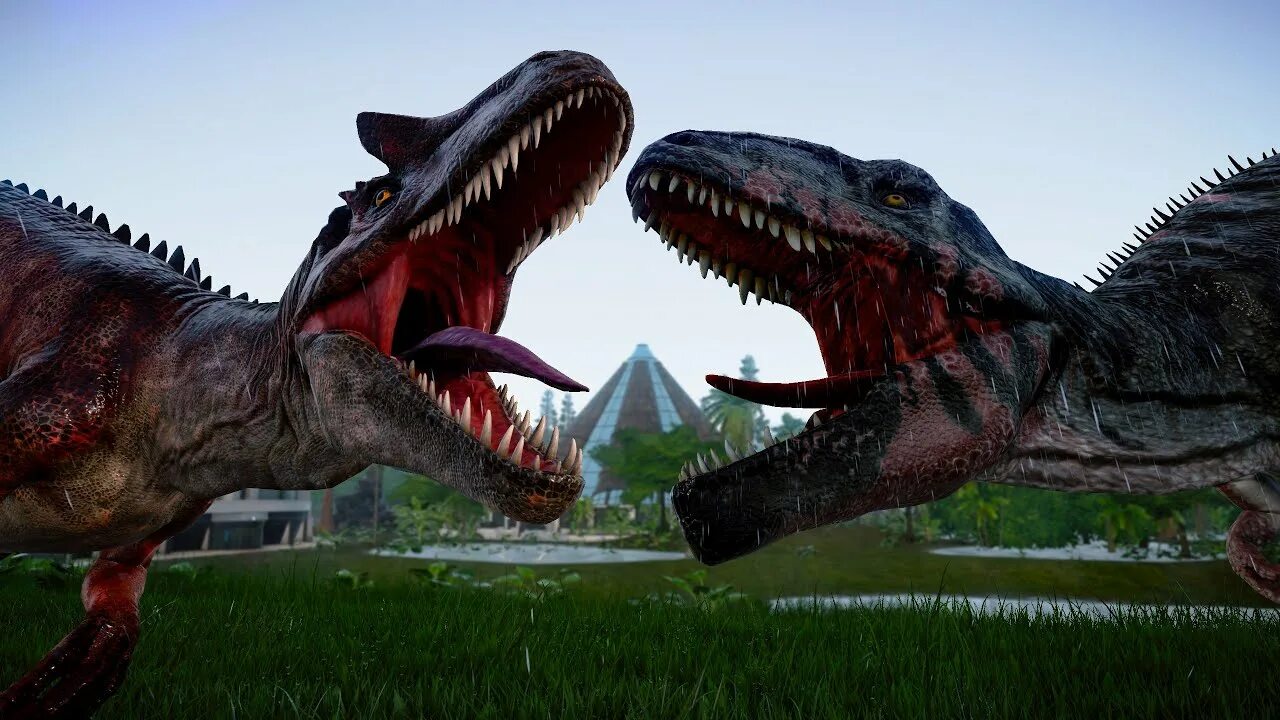 Кто сильнее гигантозавра. Гиганотозавр Jurassic World 3. Тираннозавр против Гиганотозавра мир Юрского периода-3. Спинозавр и Тираннозавр. Гигантозавр Аллозавр Тираннозавр.