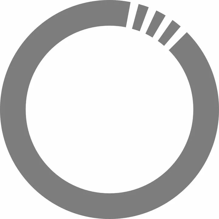It is round
