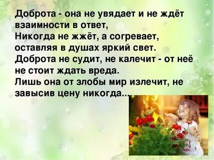 Ни одно доброе слово