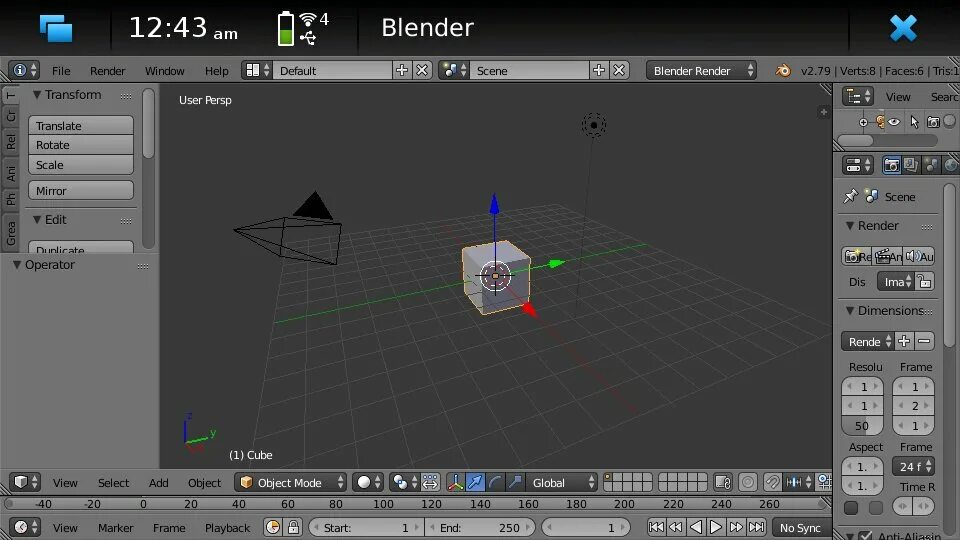 Default scale. Моделирование в Blender 2.79. Сцены в блендер. Граф редактор Blender. Блендер 278 3д.