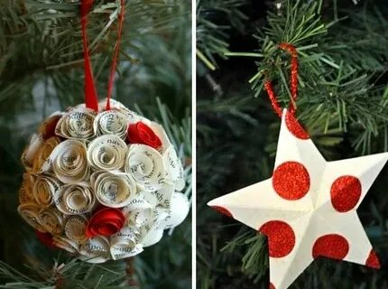 Новогодние поделки из бумаги на елку