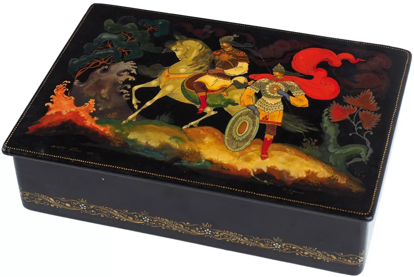 Painting box. Палех табакерок. Шкатулки Палех и Федоскино. Шкатулка три богатыря Федоскино. Шкатулка Чапаев Федоскино.