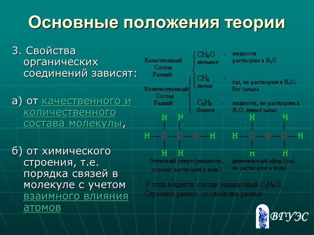 Основные положения химической теории. Положения теории химического строения органических веществ. основные положения теории химического строения бутлерова. основные положения теории строения органических соединений. основные положения теории химического строения веществ.