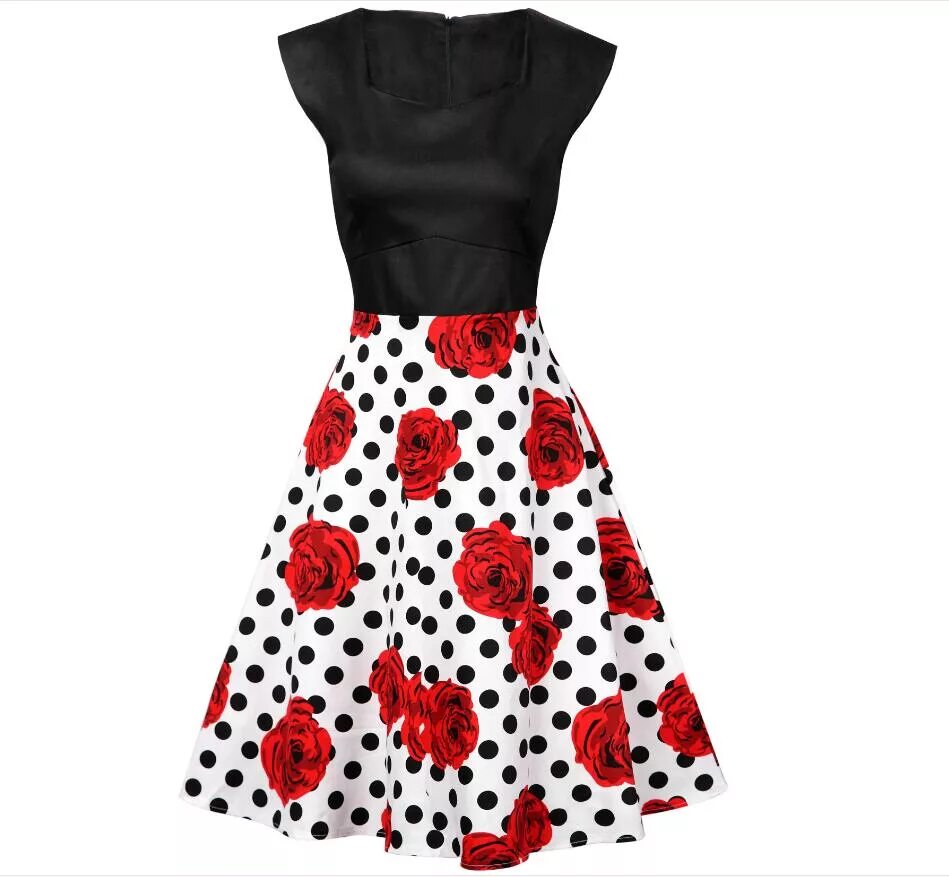 Нарядные платья без рукавов. Платье с принтом сердечки. 50s Fashion Polka Dots. Red Polka Dress take off. Купить полька