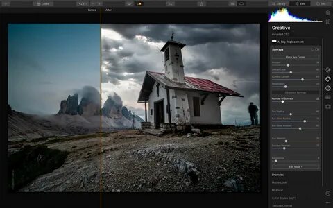 After editing