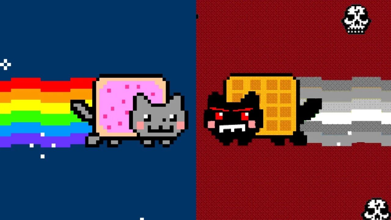 Где находится кэт. Nyan Cat игра. Tac Nayn и Nyan Cat. Нян Кэт и ТЭК нян. Нянь Кэт и ТЭК нян.