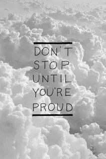 Until you don t