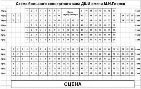 Концертный зал воронеж схема зала